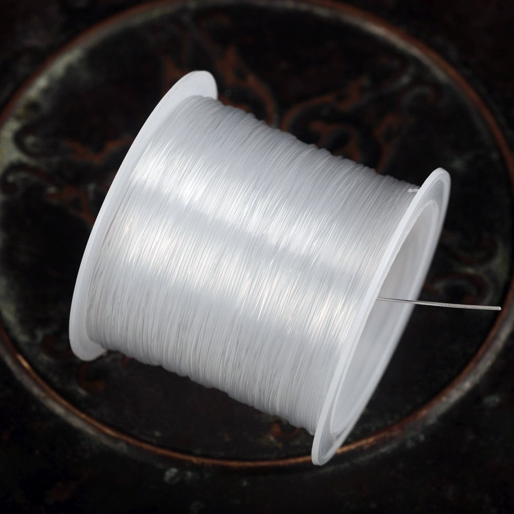 нить для бисера нейлон, толщина 0,2 мм, 130 метров