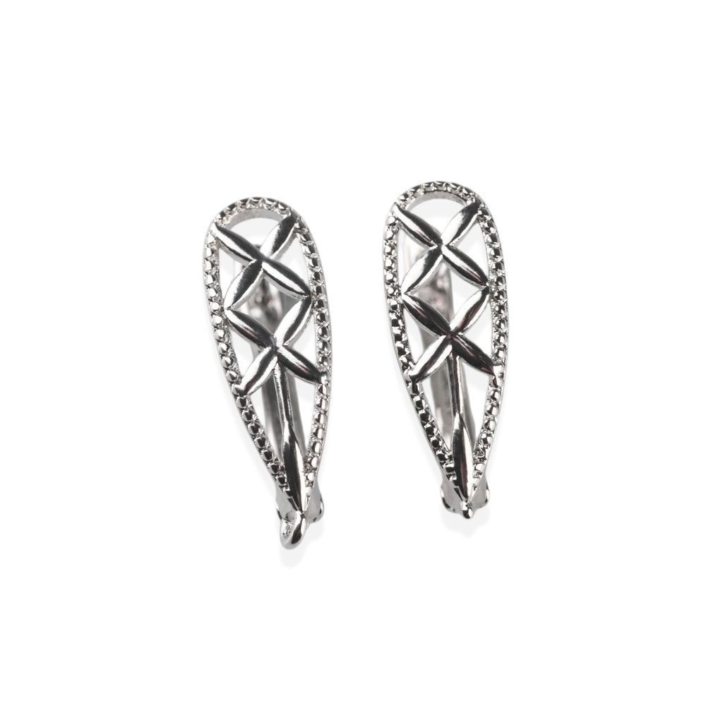 швензы "флай", покрытие платина, 21.5x12x7 мм 