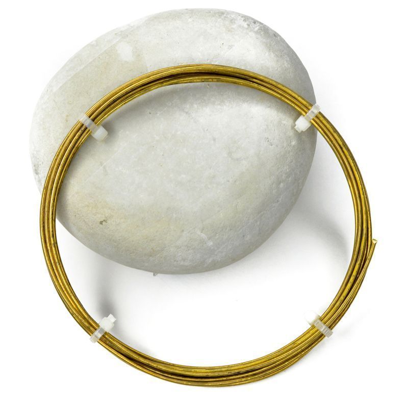 проволока латунная для wire wrap, без покрытия, d 1.5  мм, 3.1 м