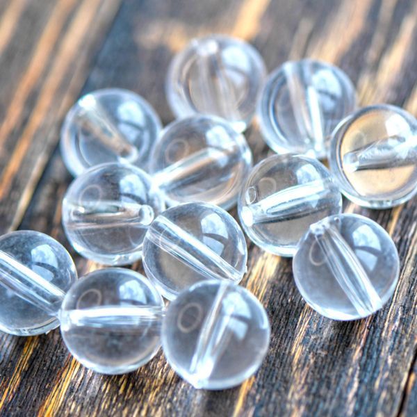 бусина, акрил 20, цвет прозрачный, 20 мм