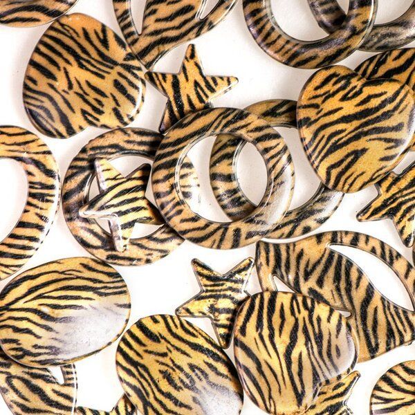 микс акриловый разной формы "сафари" (уп 20 г)