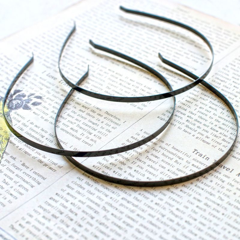 основа для ободка, цвет черный, 5х1 мм