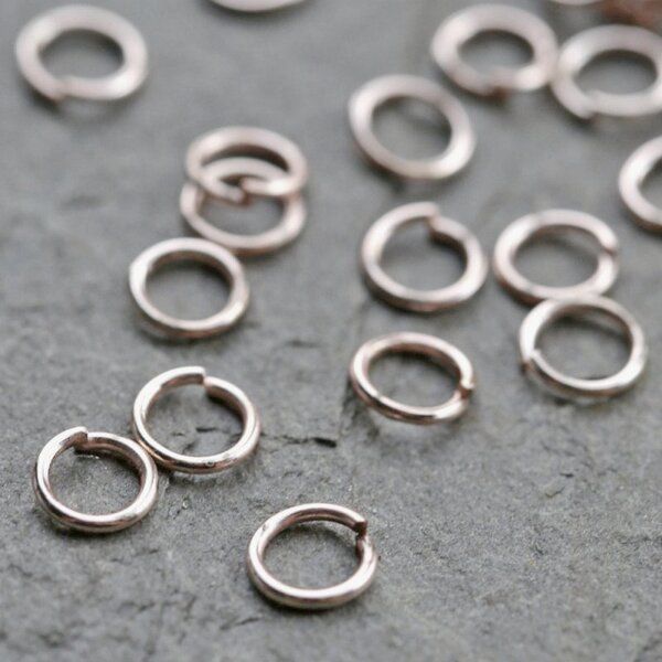 колечко соединительное 6, цвет платина, 6х0,7 мм (уп ок. 180 шт)