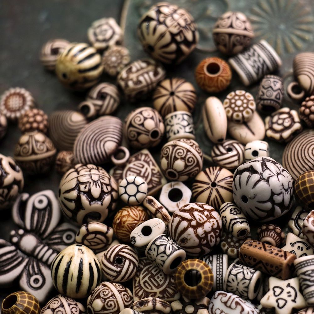 микс акриловый разной формы "аттика", цветовой микс (уп 20 г)