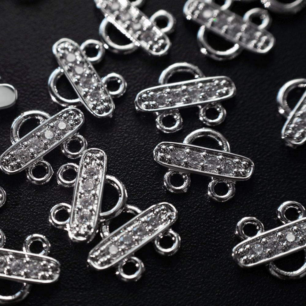 коннектор "дуо", покрытие платина/цирконий, 7.5x10.5x2 мм