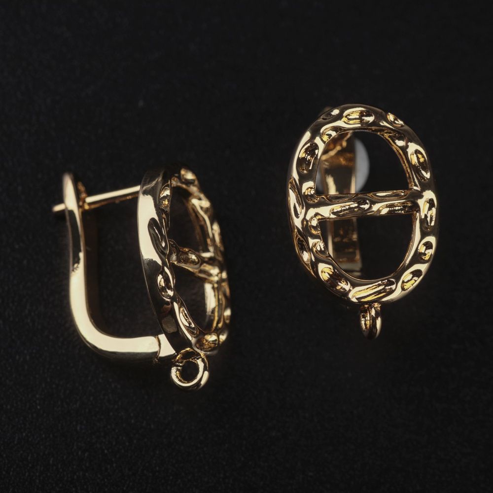 швензы "фибби", позолоченные, 18x11x11 мм 