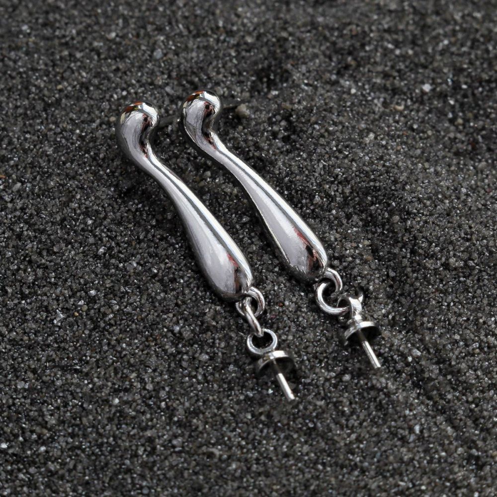 пуссеты "ренни", покрытие платина, 16 мм