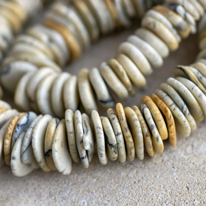 бусина говлит синтетический "хейши", размерный микс (уп. 20 г)