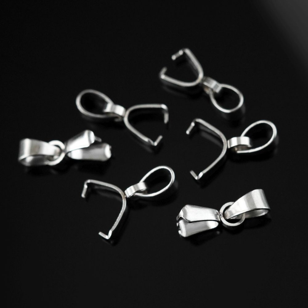 бейл с подвесом, 304 stainless steel, цвет стальной, 9x6.5x2.5 мм