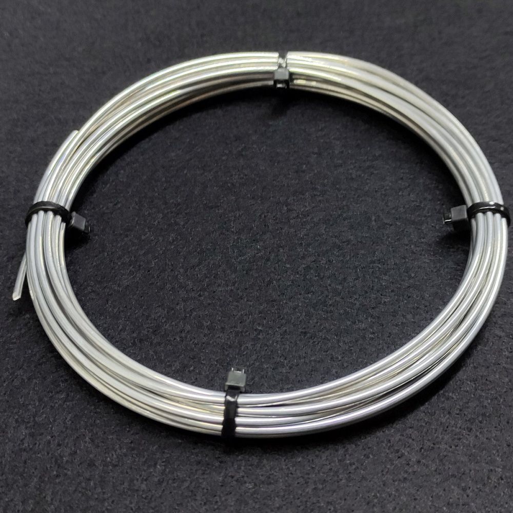 проволока алюминиевая для wire wrap, без покрытия, d 2 мм, 5 м
