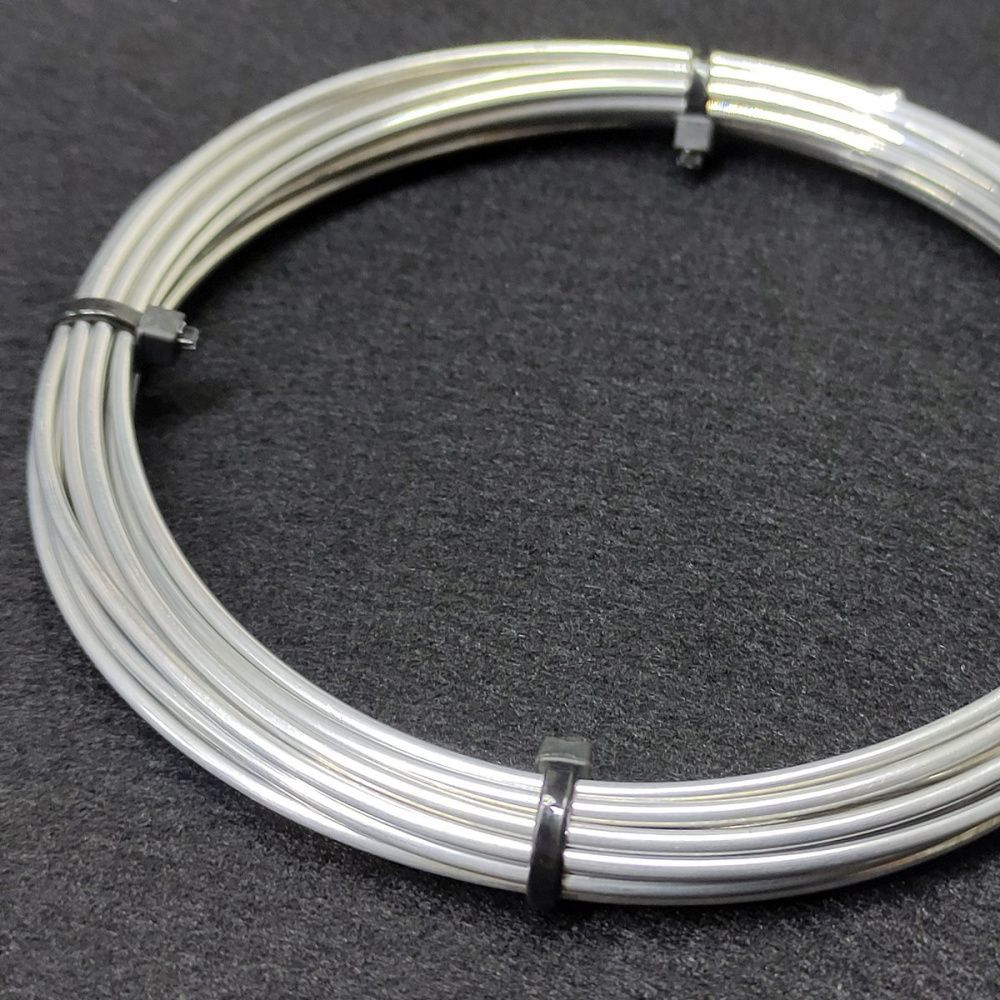 проволока алюминиевая для wire wrap, без покрытия, d 2 мм, 5 м