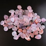 Бусина, акрил "Наггет", цвет старой розы, 10-14.5x7-11x4.5-6 мм