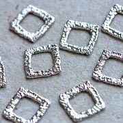 Коннектор "Натура", покрытие платиной, 14x14x1 мм