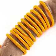 Шнур атласный, цвет кукурузно-жёлтый, 1.5 мм, уп 45 м