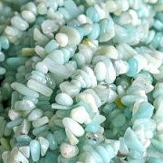 Бусина амазонит осколки, колорир., цвет зеленый (уп 20 г)