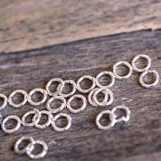 Колечко соединительное 4, цвет серебро, 4 мм (уп ок. 300 шт)