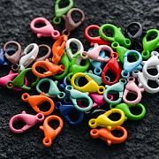 Замочек-лобстер "Рейнбоу", цветовой микс, 14x9x3.5 мм