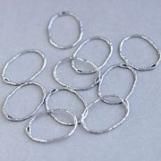 Коннектор "Безель", цвет платина, 30x21.5x1.5 мм