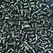 Бисер "Радуга", рубка, цвет графит/серебрение (уп 7 г)