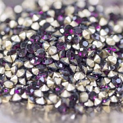 Стразы горный хрусталь, цвет аметист, 2.8 мм (уп 10 шт)