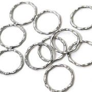 Коннектор "Кольцо №2", цвет платина, 22x1.5 мм