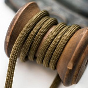 Шнур, полиэстер, паракорд, цвет бронзовый, 4-5 мм  