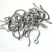 Швензы "Холли", сталь гипоаллергенная, цвет платина, 21.5x11x1 мм