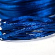 Шнур атласный для кумихимо, цвет синий, 2 мм