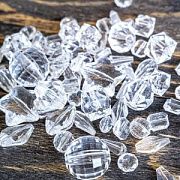 Микс акриловый разной формы "Кристалл", цвет прозрачный (уп 20 г)