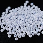 Бисер "Радуга", цвет св.лавандовый непрозрачный матовый, 6/0 (уп 20 г)