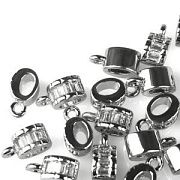 Бейл "Грид", покрытие платина/циркон, 9.5x4x5 мм