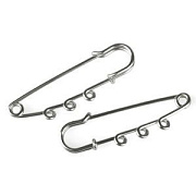 Основа для броши "Булавка", 304 Stainless Steel, цвет стальной, 50х16х7 мм