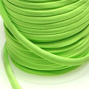 Шнур для ЛАЙКРА браслета, цвет кислотно-зеленый, 5х3 мм