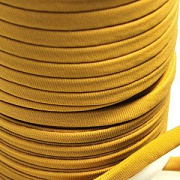Шнур для ЛАЙКРА браслета, цвет песочно-желтый пляж, 5х3 мм
