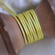 Шнур атласный для кумихимо, цвет неоновый желтый, 1 мм (уп 4 м)