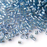 Бисер "Радуга", рубка, цвет серо-голубой/серебрение (уп 7 г)