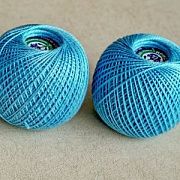 Нить хлопковая "Ирис", цвет 2706 - голубой, 25 г