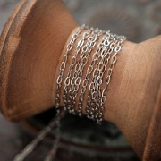 Цепочка "Трек 304", цвет стальной, звено 2.4x1.4x0.3 мм