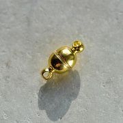 Застежка магнитная "Боб", цвет золото, 11x5 мм