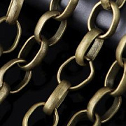 Цепочка "Трек", цвет античная бронза, звено 10x8x2.5 мм