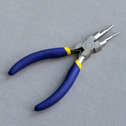 Инструмент, круглогубцы для колечек, фиолетовые ручки, 14.5x7.9x1.3 см