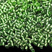 Бисер "Радуга", рубка, цвет св. желто-зеленый/серебрение (уп 7 г)