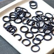 Коннектор "Раббер", резина, цвет черный, 13х2 мм