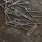 Пины с петлей, покрытие платиной, 20х0.7 мм