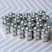 Застежка магнитная для жгута "Туба", цвет платина, 21x14x14 мм