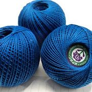 Нить хлопковая "Ирис", цвет 2704 - голубой, 25 г