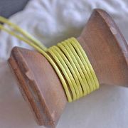 Шнур атласный для кумихимо, цвет неоновый желтый, 1 мм (уп 4 м)