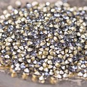 Стразы горный хрусталь, цвет серый бриллиант, 2.8 мм (уп 10 шт)