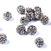 Бусина "Шамбала" 10, цвет грифельный, 10 мм