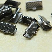 Зажим для ленты, цвет черный,13x7 мм